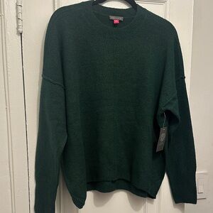 Vince Camuto Deep Green Crewneck Sweater